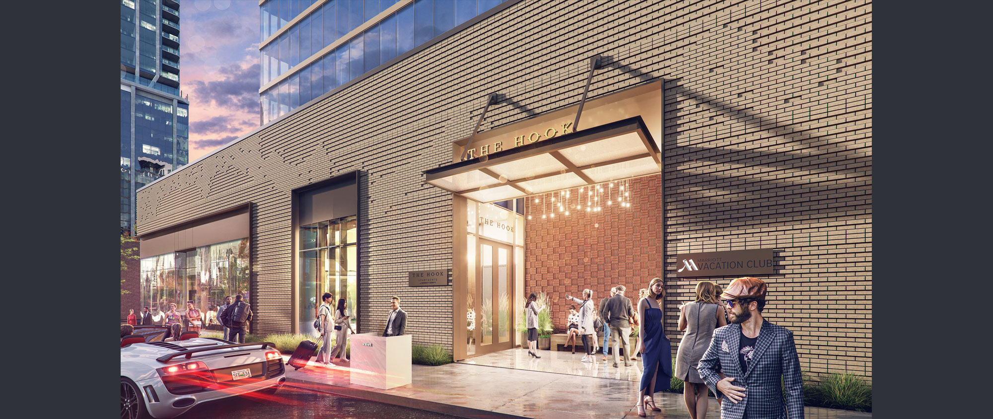 The Hook by Marriott and Marriott Vacation Club at 1221 Grundy Street