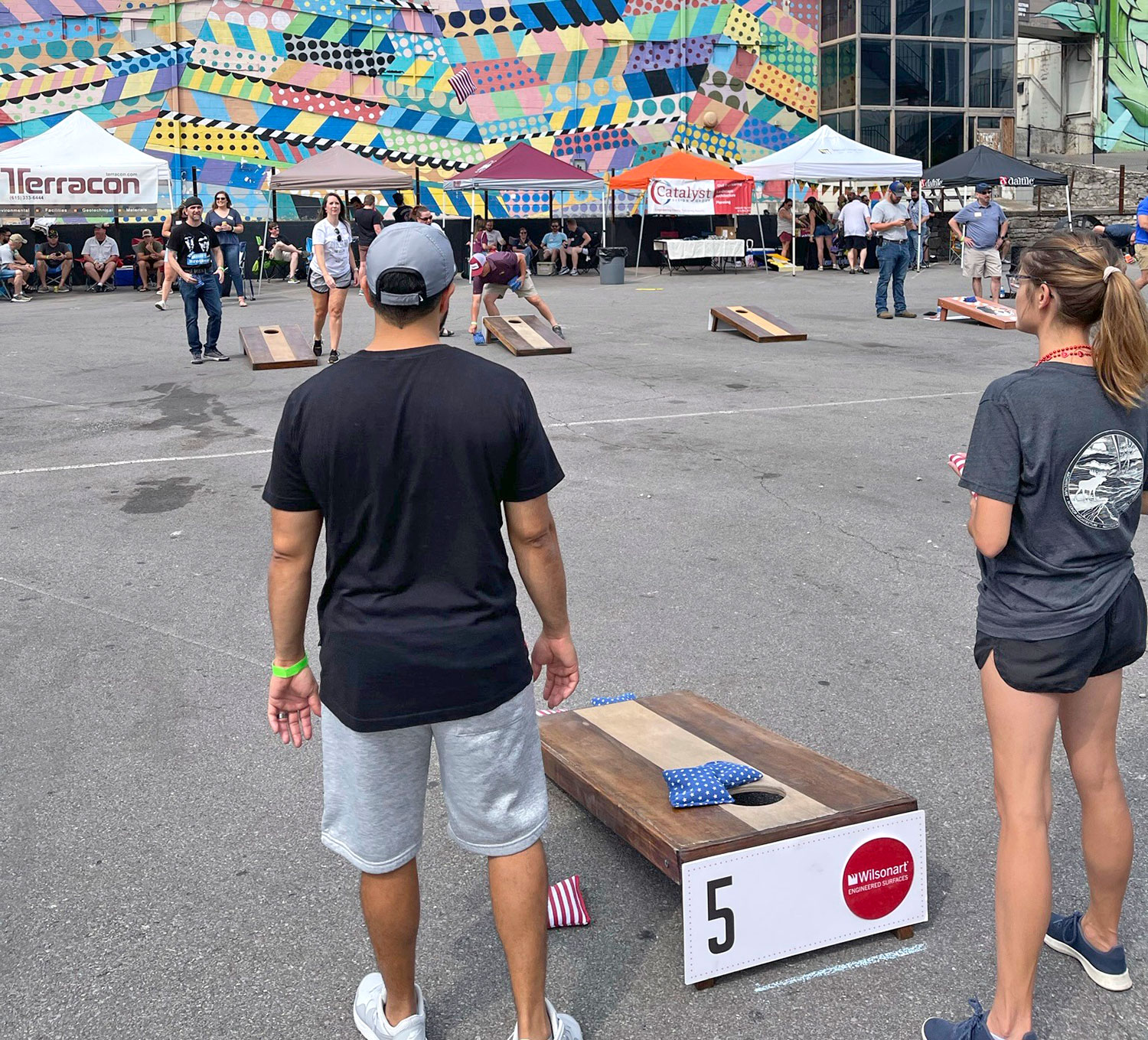 2022 The Gulch Cornhole Tournament benefitting the American Heart Association