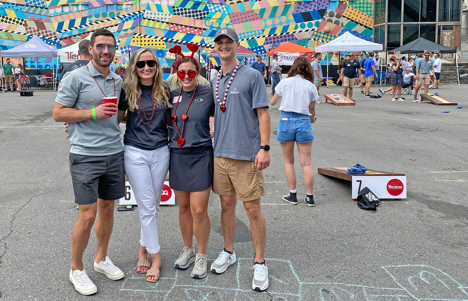 2022 The Gulch Cornhole Tournament benefitting the American Heart Association