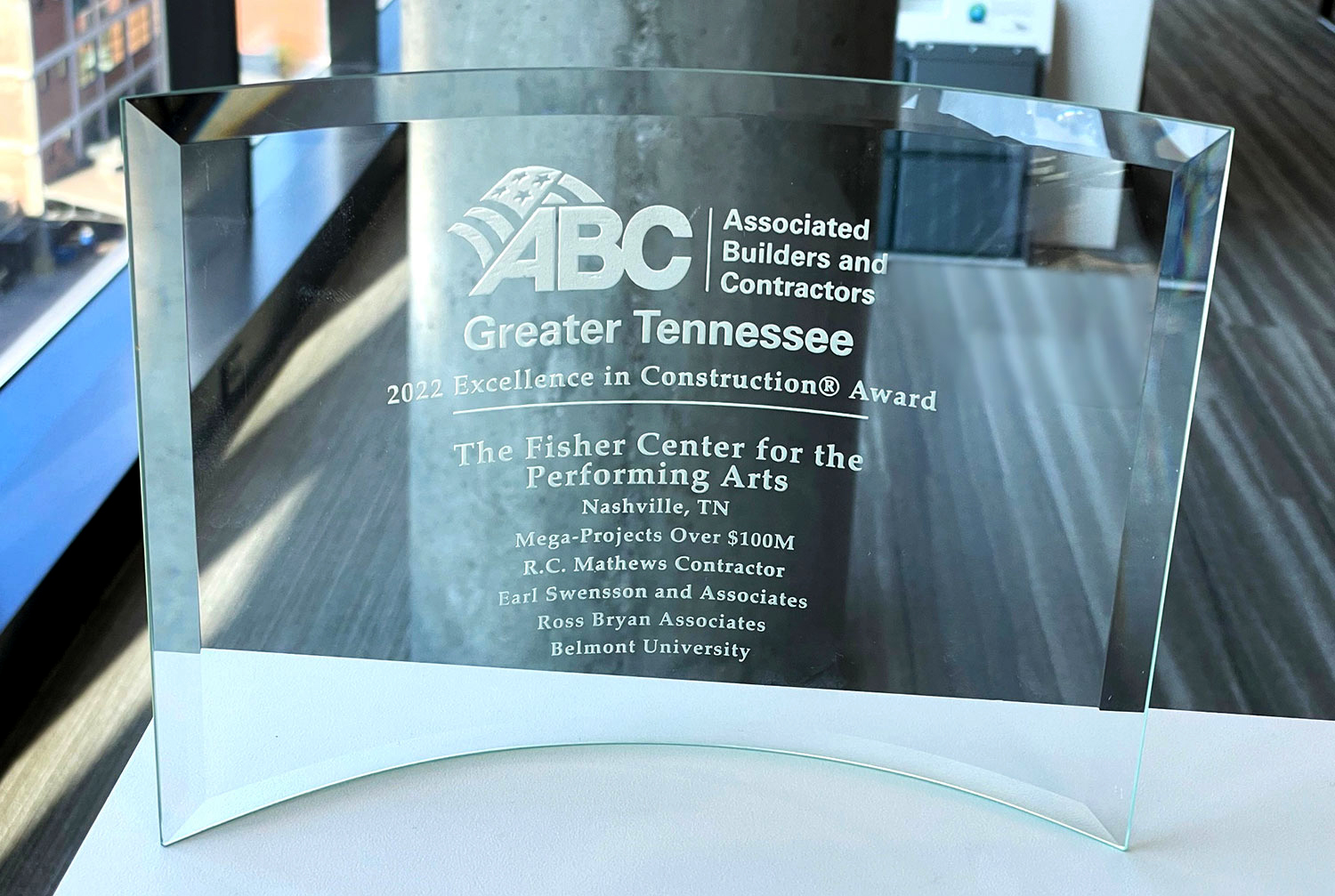ABC Greater Tennessee Hold 2022 Awards - ESa Projects and Partners Recognized for Excellence