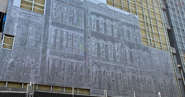 Rebuilding AT&T’s façade and keeping history alive