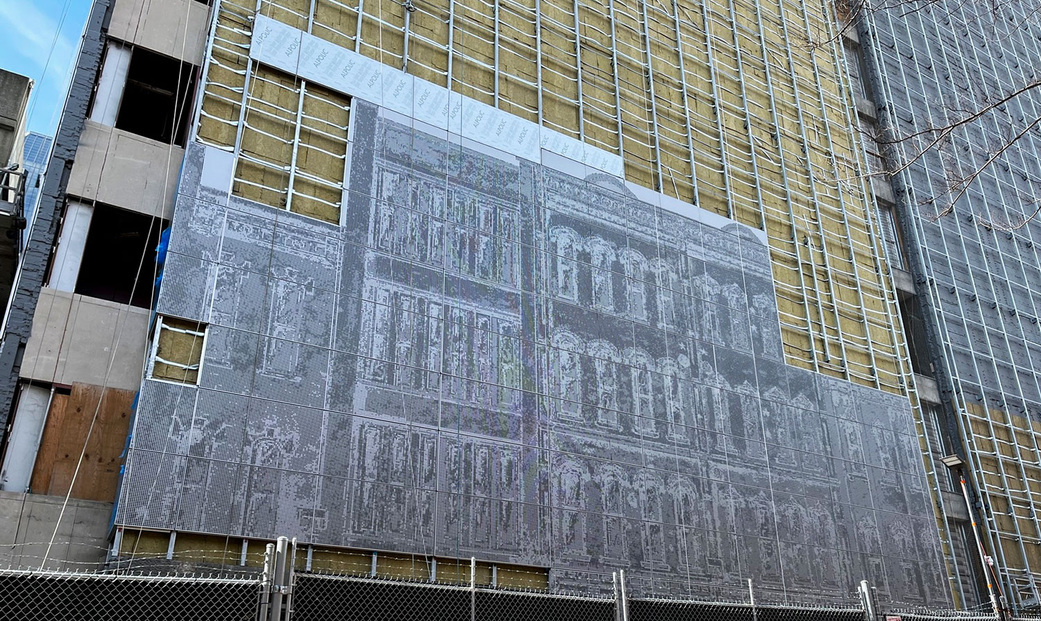 Rebuilding AT&T’s façade and keeping history alive