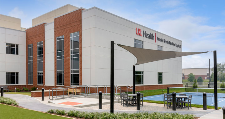ESa and Robins & Morton Complete new Frazier Rehabilitation Hospital – Brownsboro for UofL Health and Lifepoint Health in east Louisville