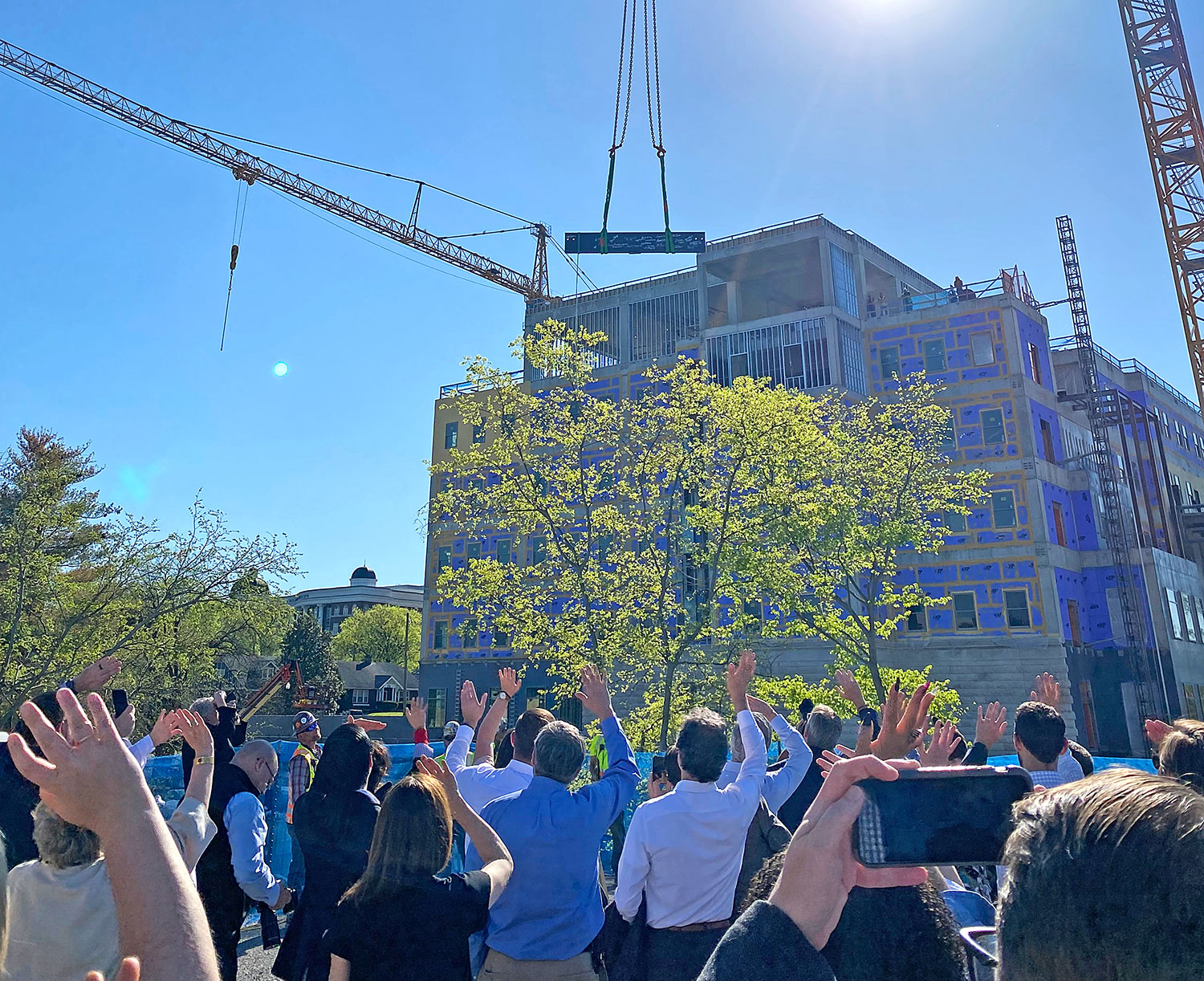 Belmont University Celebrated the Topping-Out of ESa-designed, Thomas F. Frist, Jr. College of Medicine Building