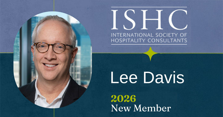 Lee Davis inducted into the International Society of Hospitality Consultants