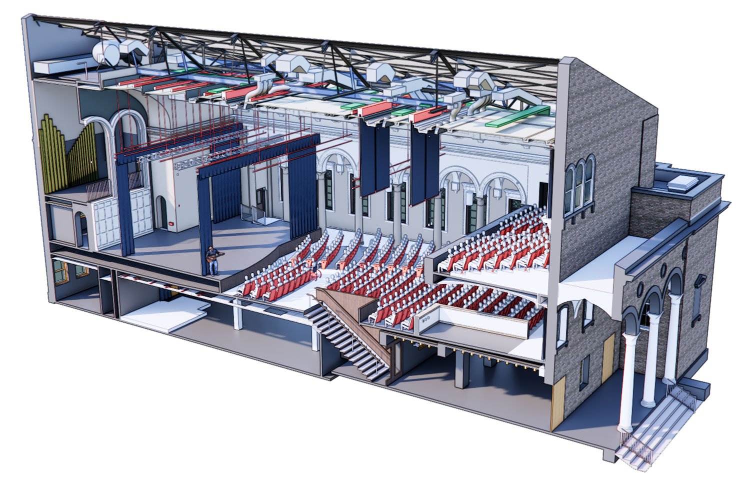 Palladium Theatre - St. Petersburg College - rendering